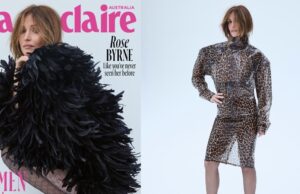 Rose Byrne Brings Bold Style to Marie Claire Australia