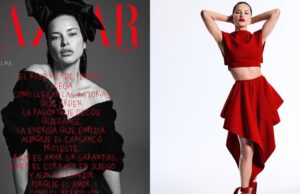 Adriana Lima is Red-Hot in Harper’s Bazaar Spain