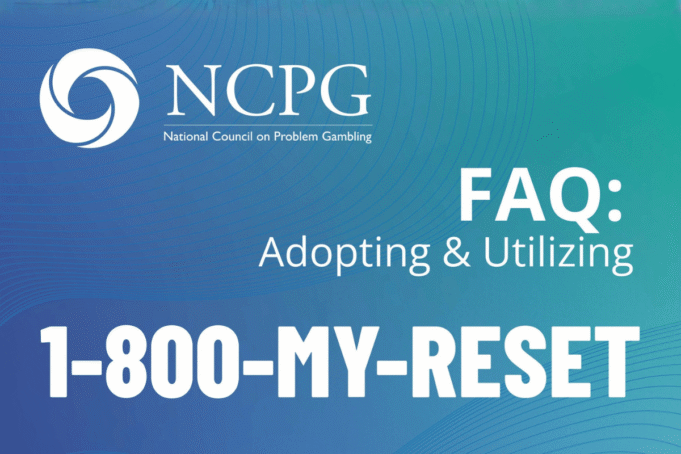 NCPG launches 1-800-MY-RESET problem gambling helpline