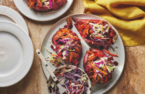 Add This BBQ Pork Stuffed Sweet Potato To Your Weeknight Rotation
