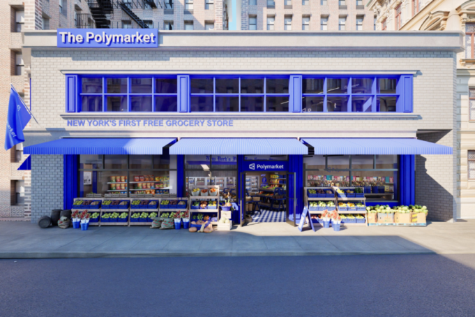 Polymarket announces New York’s first free grocery store