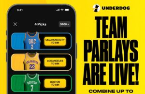 Underdog team parlays challenge multi-pick betting markets