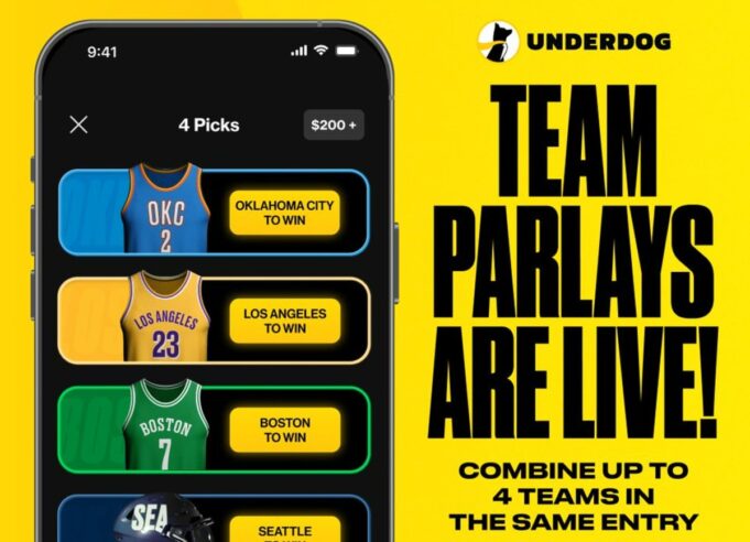 Underdog team parlays challenge multi-pick betting markets