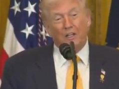 Mentally Gone Trump Shows Up At Black History Month Event To Rant About Joe Biden