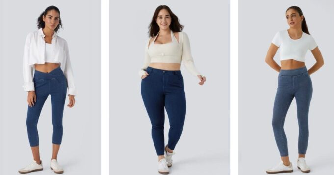 Denim Leggings That Fit Curvy Bodies & Keep Their Shape