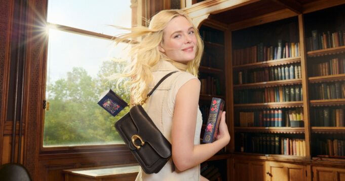 Elle Fanning & Coach Turn Spring Into a Storybook Dream