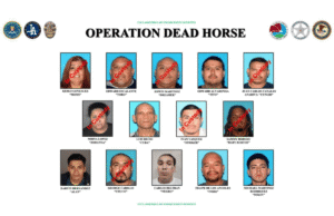 MacArthur Park 18th Street gang gambling crackdown arrests