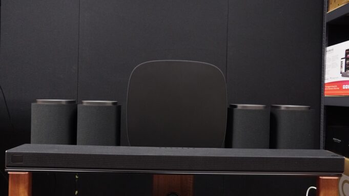 LG Sound Suite system knows the shape of your room is a bit weird