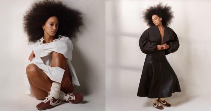 Solange Sports Nike & Jacquemus’ New Moon Shoe