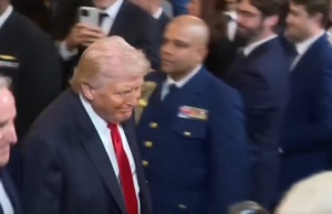 Trump Runs Away And Ignores Questions When Asked About Kristi Noem Firing
