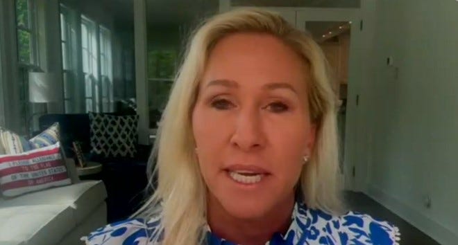 Marjorie Taylor Greene Calls For Using The 25th Amendment On Trump