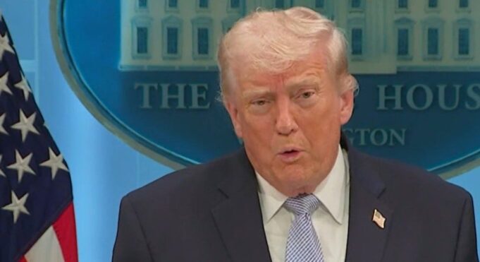 Trump Claims The Iranians Want To Be Bombed During Press Conference Fiasco