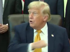 Trump Melts Down When Reporters Challenge His Reflecting Pool Vandalism Story